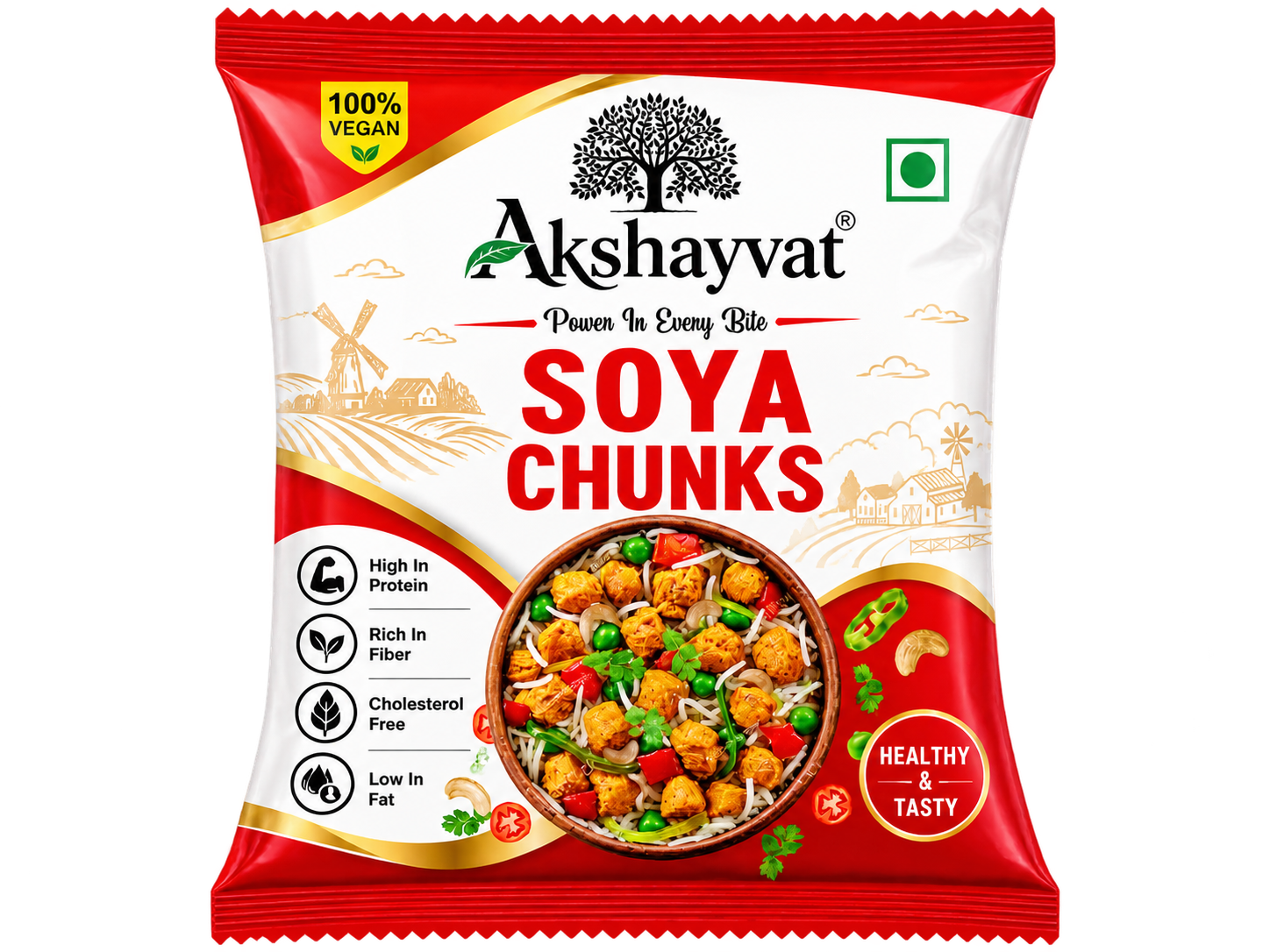 Akshayvat SoyaChunks